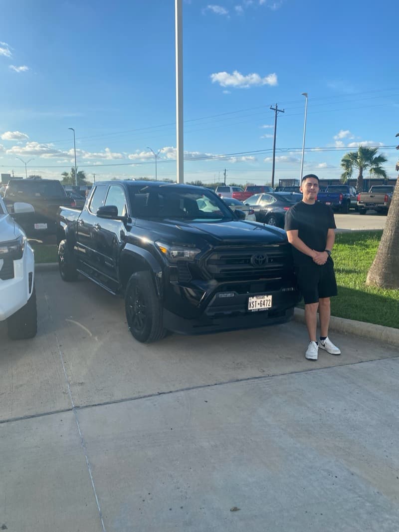 Fernando with his 2025 Toyota Tacoma SR5