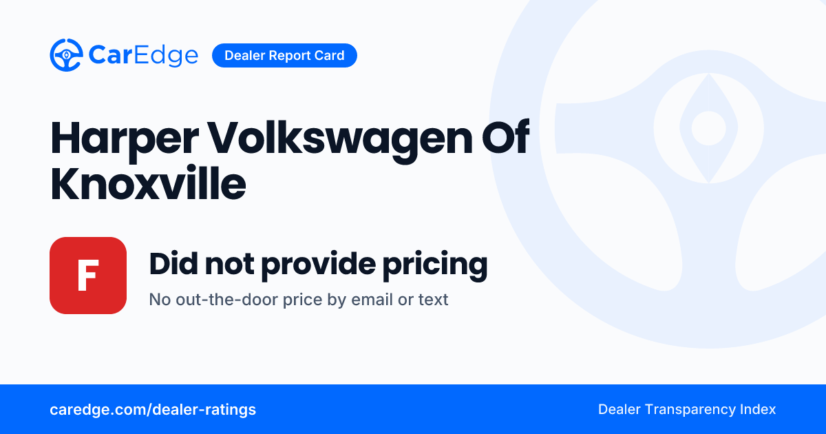 Harper Volkswagen Of Knoxville - Knoxville, TN: Did Not Provide Pricing ...