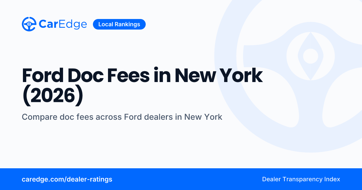 Ford Doc Fees in New York (2026) | CarEdge Dealer Transparency Index