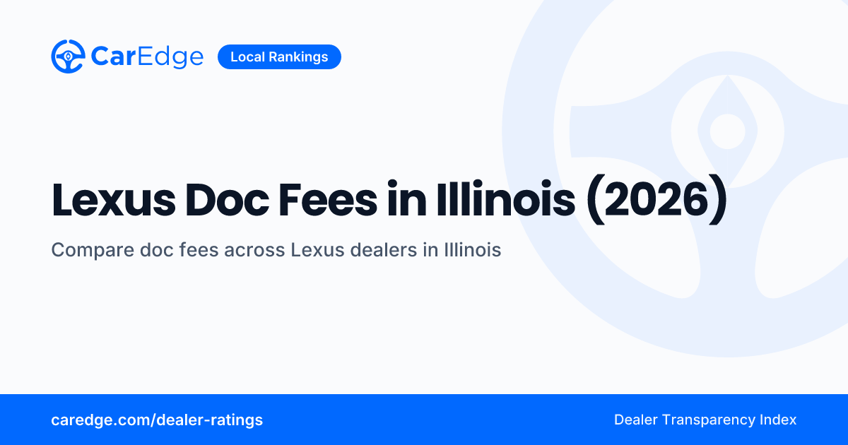 Lexus Doc Fees in Illinois (2026) | CarEdge Dealer Transparency Index