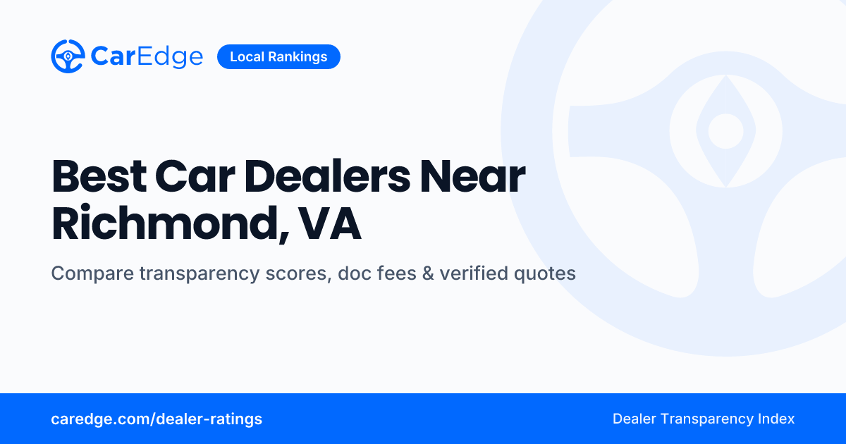 Best Car Dealers Near Richmond, VA | CarEdge