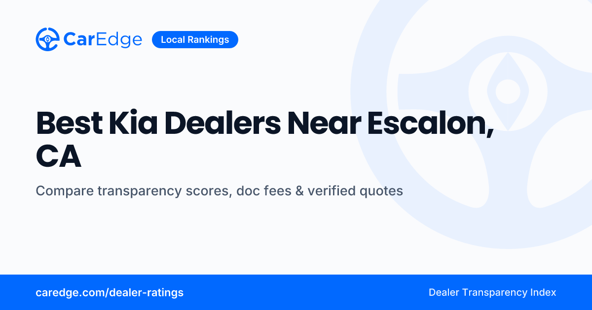 Best Kia Dealers Near Escalon, CA | CarEdge
