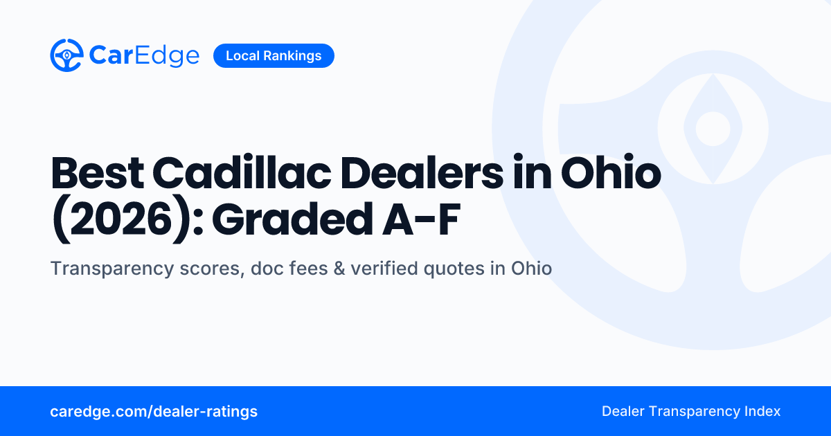 Best Cadillac Dealers in Ohio (2026): Graded A-F | CarEdge
