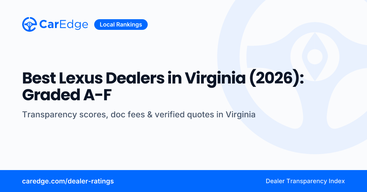 Best Lexus Dealers in Virginia (2026): Graded A-F | CarEdge