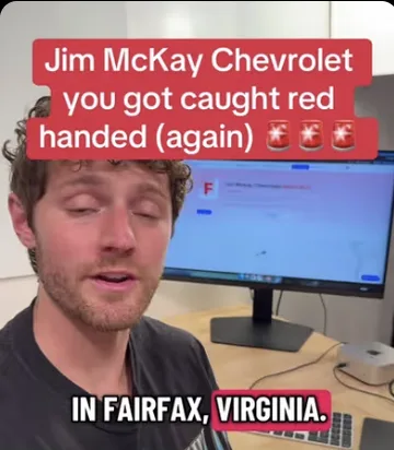 CarEdge TikTok: Jim McKay Chevrolet, you got caught red handed again.