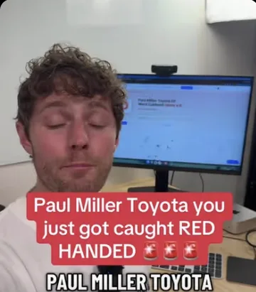 CarEdge TikTok: Paul Miller Toyota, you just got caught red handed.