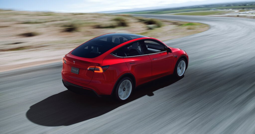 2022 Tesla Model Y electric car safety