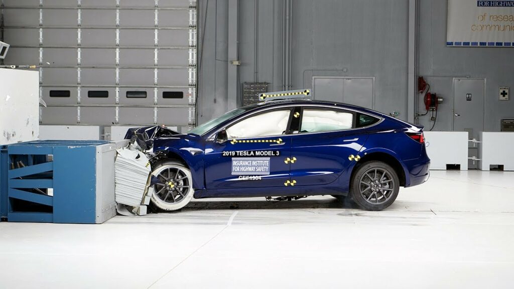 Model 3 crash test