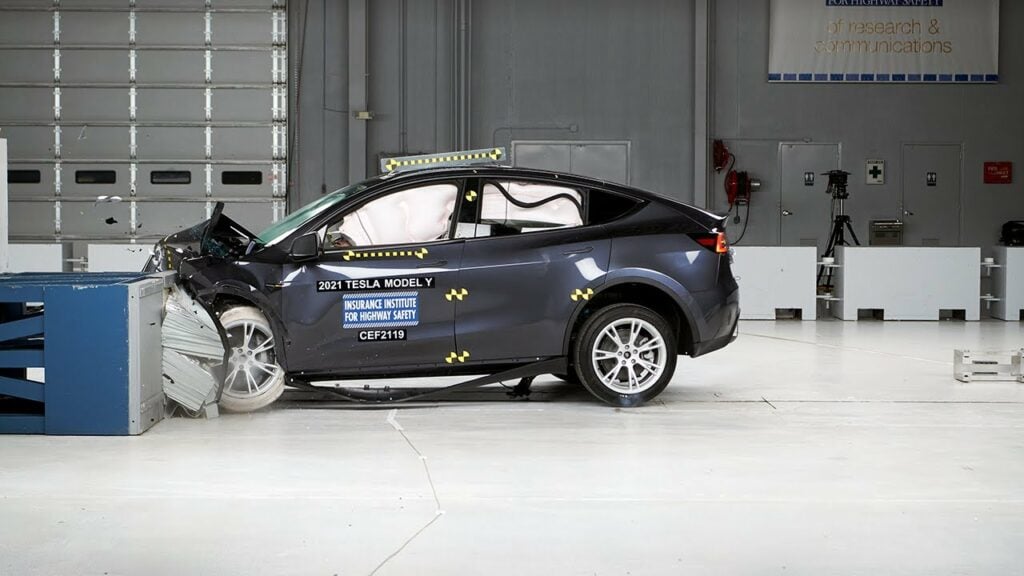 Model Y crash test