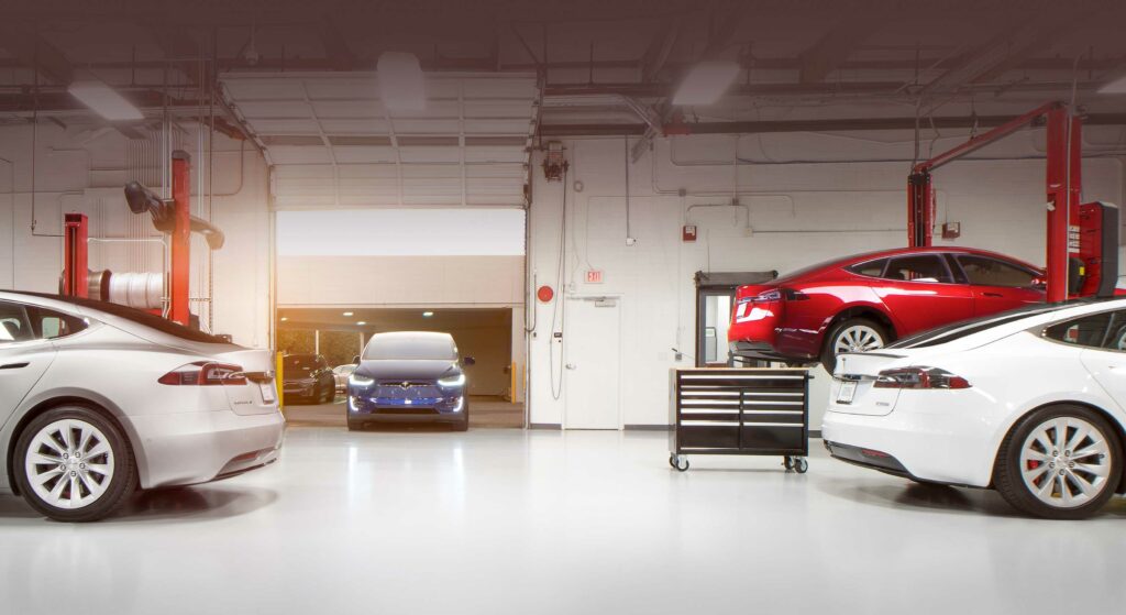 tesla service center