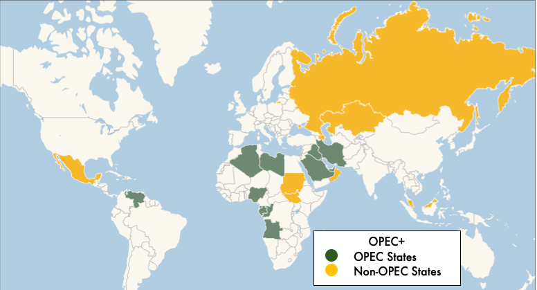 OPEC+ countries and rising gas prices