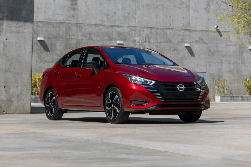 The cheapest car, the Nissan Versa