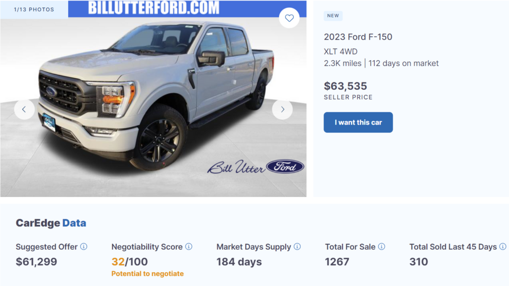 negotiate F-150 prices