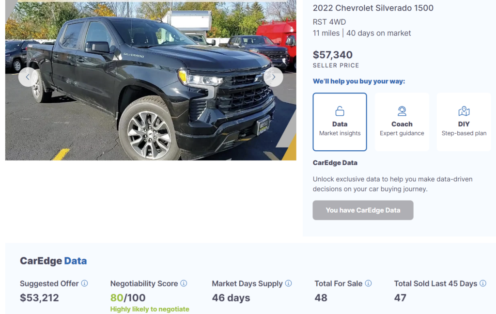 negotiate Silverado truck prices in 2023