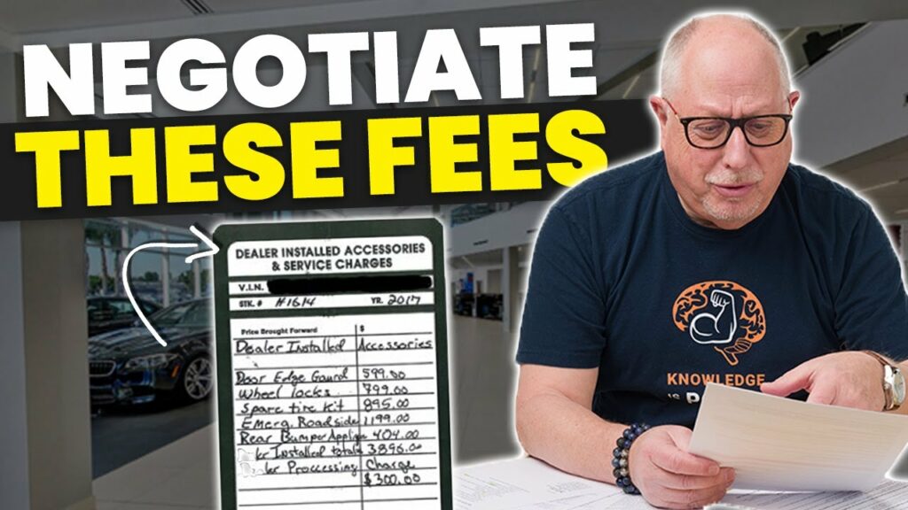 car dealer fees