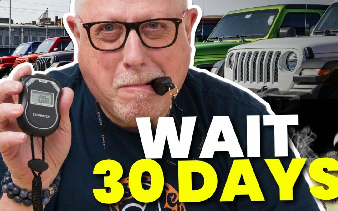 Wait 30 Days & Save Thousands on a Used Car