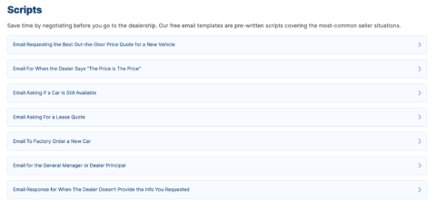 Car Buying Cheat Sheet CarEdge