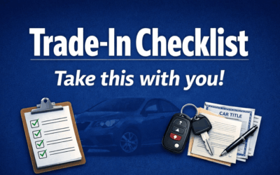 Trade-In Checklist: Get the Most For Your Car
