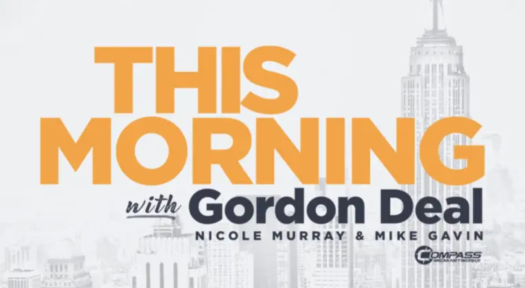 this morning with Gordon deal